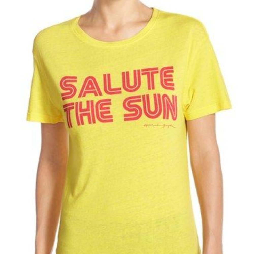 Rare! Brand New! Spiritual Gangster Salute The Sun T-shirt